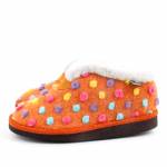 MANITU 340010-62 pomarańczowe pantofle damskie jz25