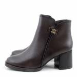 SERGIO LEONE BT 25209-S brązowe botki damskie jz25