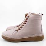 RAVINI VT102-1 SILVER GREY beżowe trzewiki damskie jz25