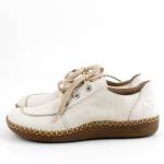 RIEKER N2402-60 beżowe półbuty damskie wl26