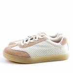 SERGIO LEONE SP-118 jasno bężowe półbutydamskie wl26