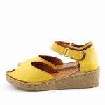 RIXA SHOES 58C2934 żółte sandały damskie wl26