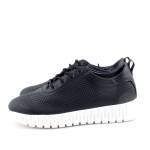 SERGIO LEONE SP-011 czarne białe półbutydamskie wl26