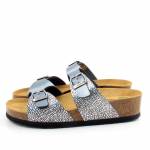 BRINKMANN 701164-09 multi srebrne klapki damskie wl26