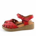 RIXA SHOES 58C2937 czerwone sandały damskie wl26