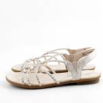 RIEKER 64270-60 srebrne sandały damskie wl26