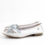 MACIEJKA P7542-11 białe balerinki damskie wl26
