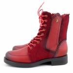 MACIEJKA A7155-08 czerwone trzewiki damskie jz25